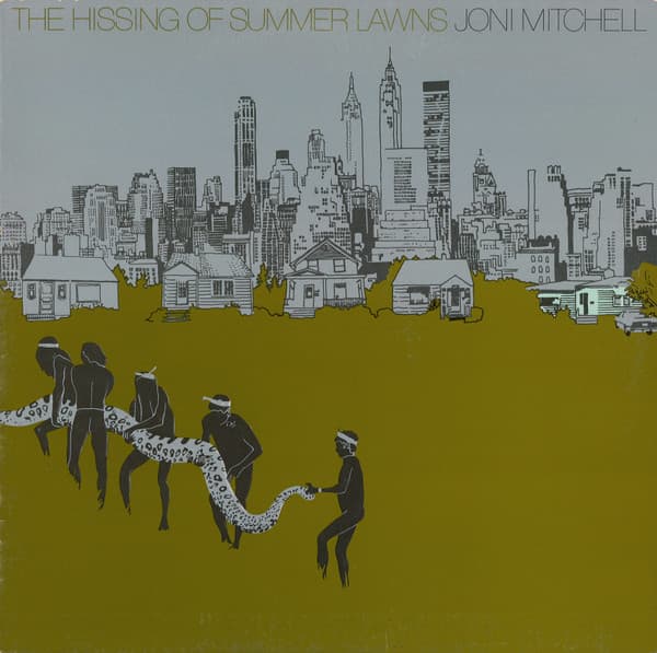Joni Mitchell – The Hissing Of Summer Lawns vinyl cover art