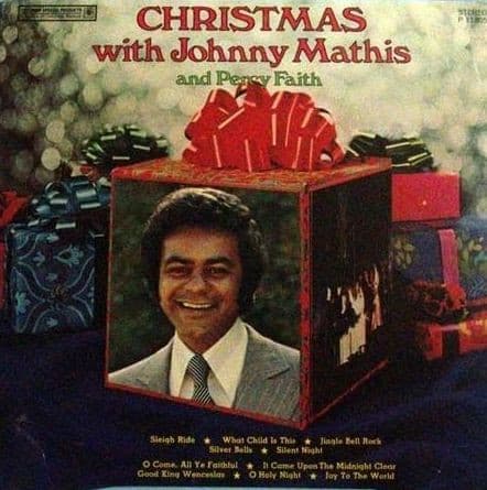 Percy Faith Johnny Mathis – Christmas With Johnny Mathis And Percy Faith vinyl cover art