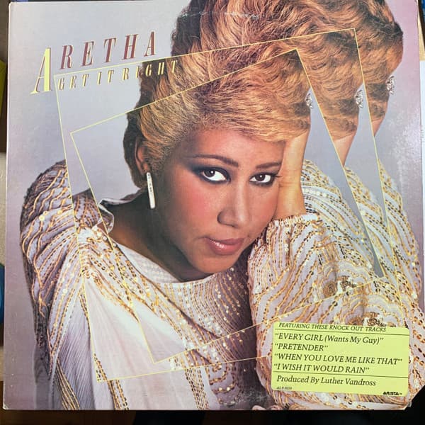Aretha Franklin – Get It Right vinyl cover art
