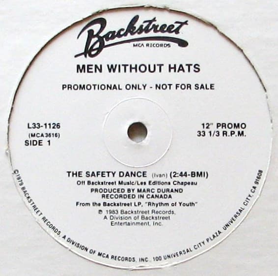 Men Without Hats – I Got The Message vinyl cover art