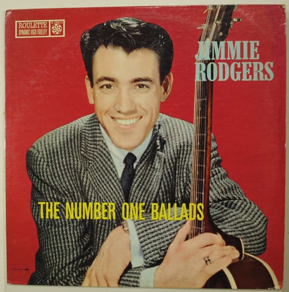 Jimmie Rodgers (2) – The Number One Ballads vinyl cover art