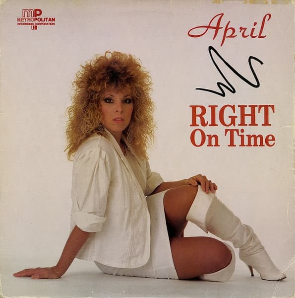 April (2) – Freestyle - Right On Time vinyl cover art