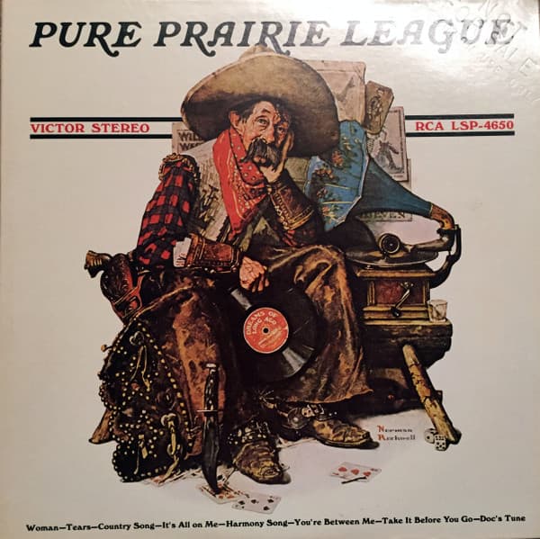 Pure Prairie League – Pure Prairie League vinyl cover art