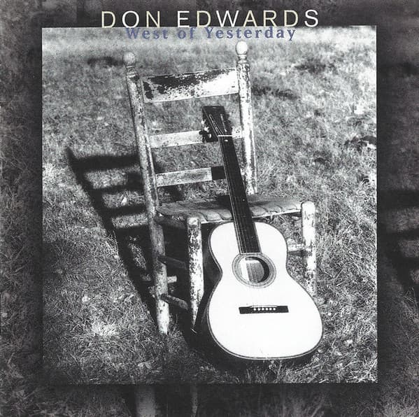 Don Edwards – West Of Yesterday vinyl cover art