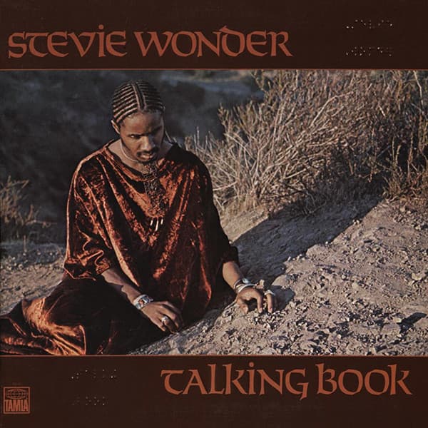 Stevie Wonder – Talking Book vinyl cover art