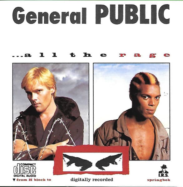 General Public – All The Rage vinyl cover art