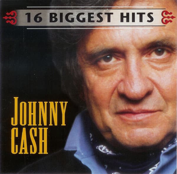 Johnny Cash – 16 Biggest Hits vinyl cover art