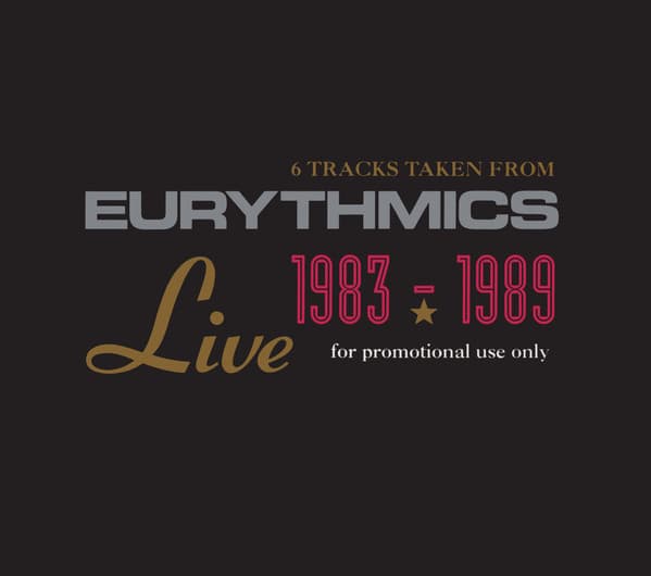 Eurythmics – 6 Tracks Taken From Eurythmics Live 1983-1989 vinyl cover art