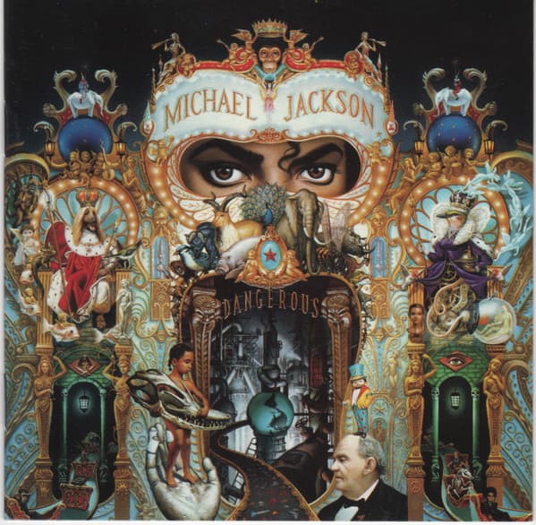 Michael Jackson – Dangerous vinyl cover art