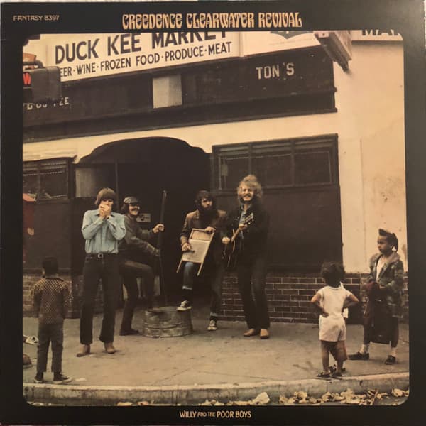 Creedence Clearwater Revival – Willy And The Poor Boys vinyl cover art