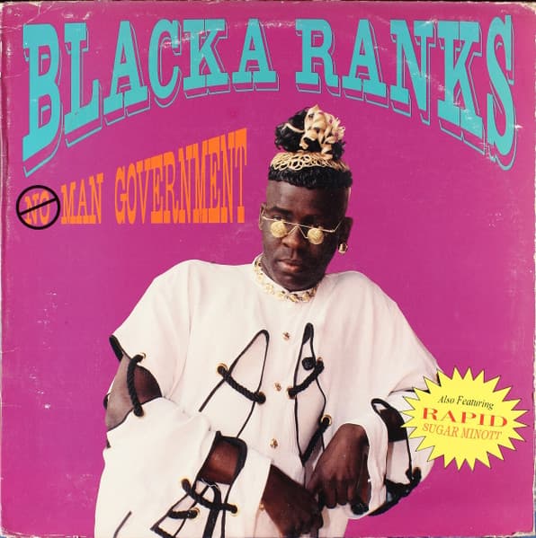 Sugar Minott Blacka Ranks – Rapid vinyl cover art