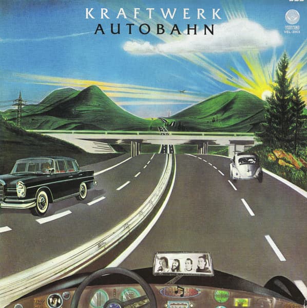 Kraftwerk – Experimental - Autobahn vinyl cover art