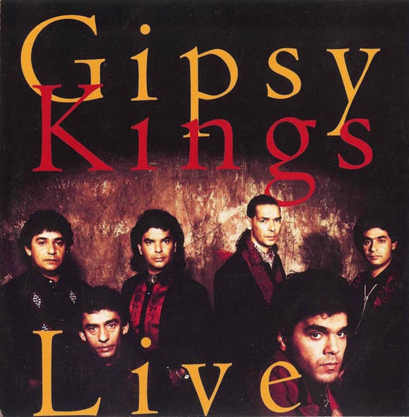 Gipsy Kings – Live vinyl cover art