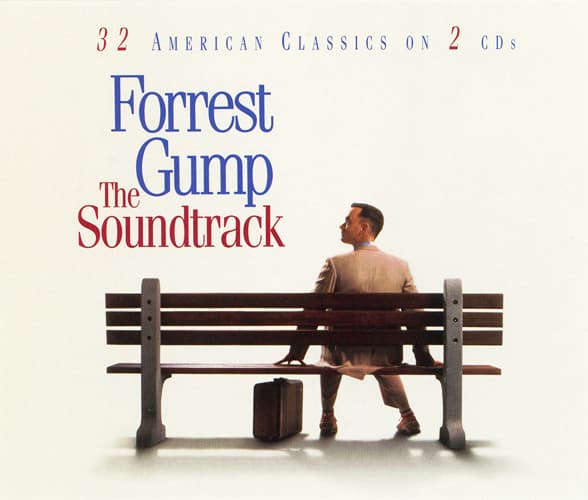 Various – Forrest Gump (The Soundtrack) vinyl cover art