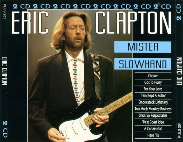 Eric Clapton – Mister Slowhand vinyl cover art