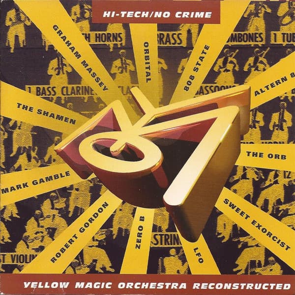 Yellow Magic Orchestra – Idm - Hi-Tech/No Crime - Yellow Magic Orchestra Reconstructed vinyl cover art
