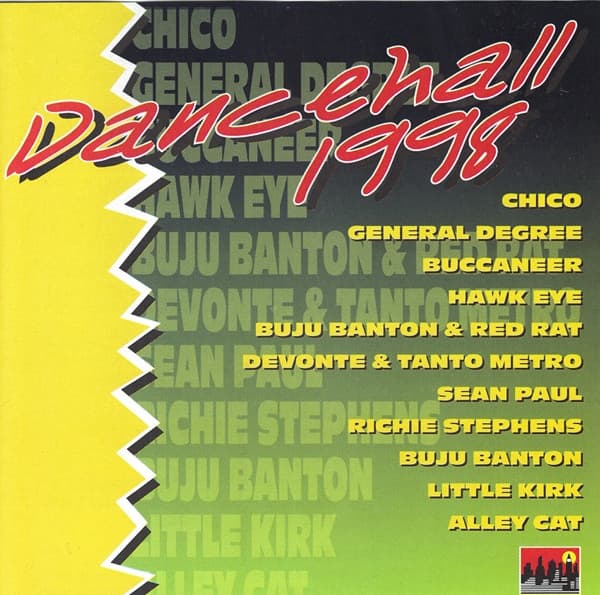 Various – Dancehall 1998 vinyl cover art