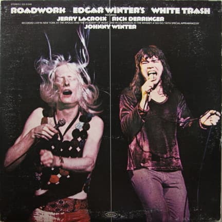 Edgar Winter'S White Trash – Roadwork vinyl cover art