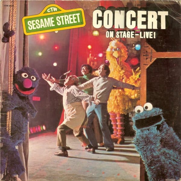 Sesame Street – Concert On Stage - Live! vinyl cover art