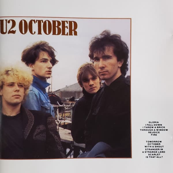 U2 – October vinyl cover art