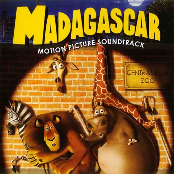 Various – Madagascar (Motion Picture Soundtrack) vinyl cover art