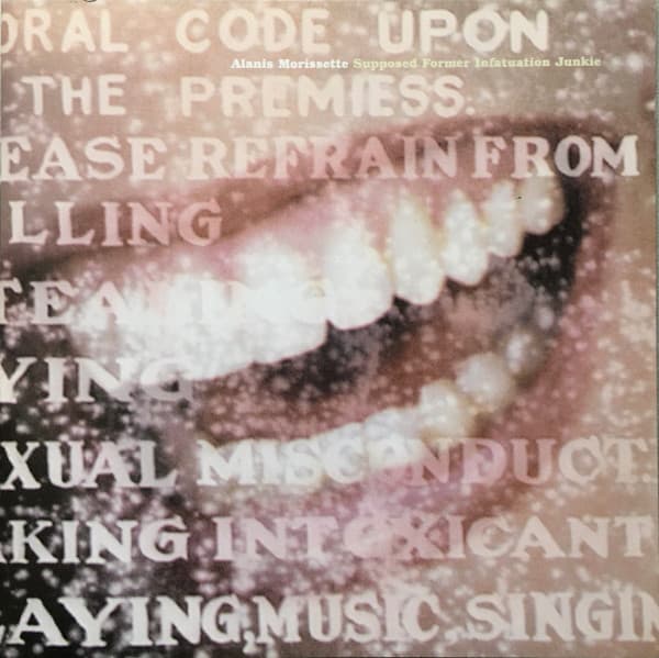 Alanis Morissette – Supposed Former Infatuation Junkie vinyl cover art