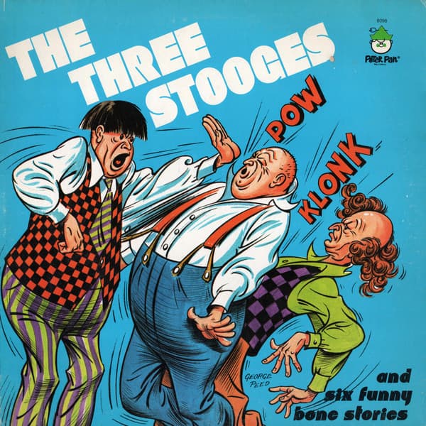 The Three Stooges – The Three Stooges And Six Funny Bone Stories vinyl cover art