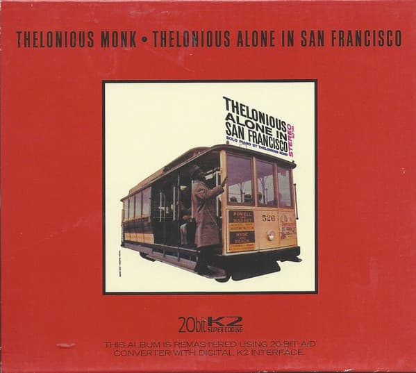 Thelonious Monk – Thelonious Alone In San Francisco vinyl cover art