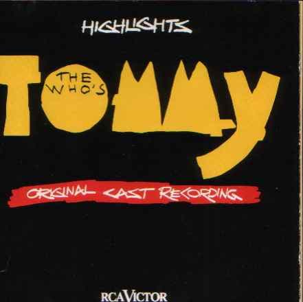 Various – The Who'S Tommy - Original Cast Recording Highlights vinyl cover art