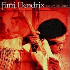Jimi Hendrix – Live At Woodstock vinyl cover art