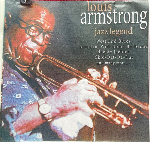 Louis Armstrong – Jazz Legend vinyl cover art
