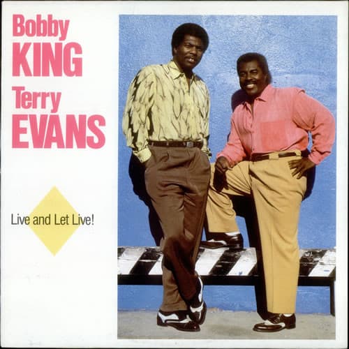 Terry Evans Bobby King – Live And Let Live! vinyl cover art