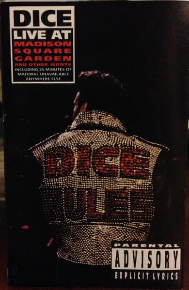 Andrew "Dice" Clay – Dice Rules (Live At Madison Square Garden And Other Jernts) vinyl cover art