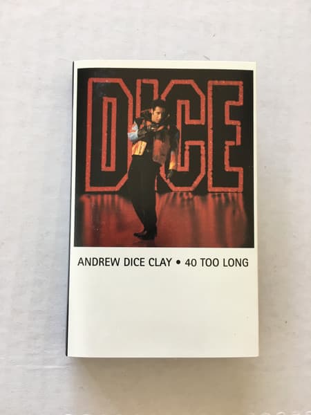 Andrew "Dice" Clay – 40 Too Long vinyl cover art