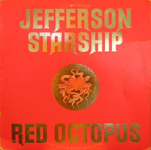 Jefferson Starship – Red Octopus vinyl cover art