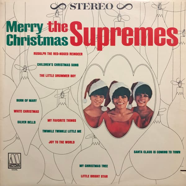 The Supremes – Merry Christmas vinyl cover art