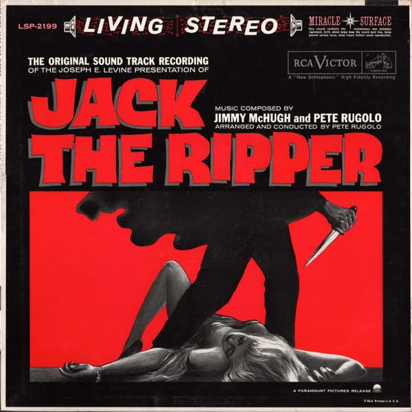 Pete Rugolo Jimmy Mchugh – Jack The Ripper (The Original Soundtrack Recording) vinyl cover art