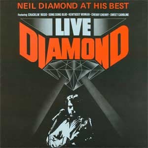 Neil Diamond – Live Diamond vinyl cover art