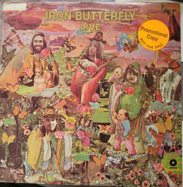 Iron Butterfly – Live vinyl cover art