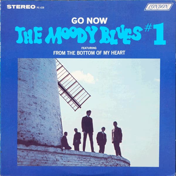 The Moody Blues – Go Now - The Moody Blues #1 vinyl cover art