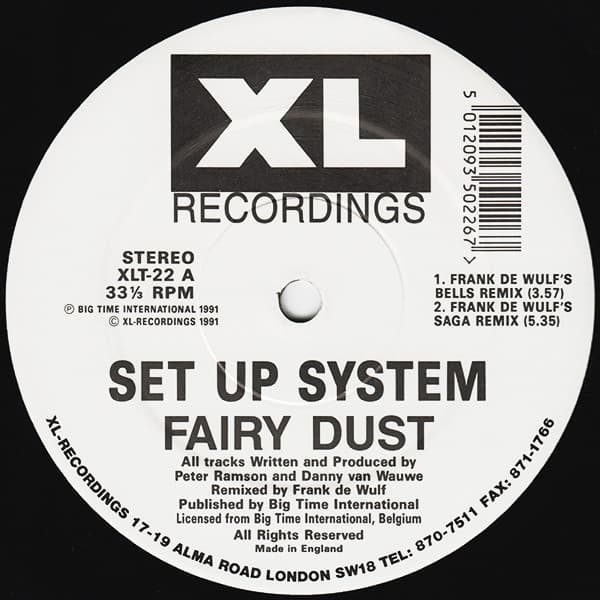 Set Up System – Hardcore - Fairy Dust vinyl cover art