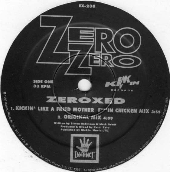 Zero Zero – Sanity Clause vinyl cover art
