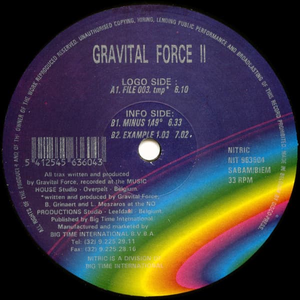Gravital Force – Trance - File 003.Tmp vinyl cover art