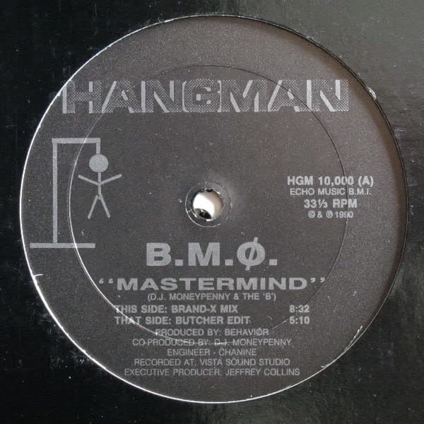 B.M.ø. – Techno - Mastermind vinyl cover art