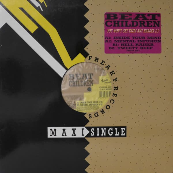Beat Children – Hardcore - You Won'T Get Them Any Harder Ep vinyl cover art