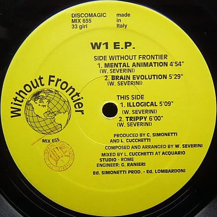 Q-Rave – Hardcore - W1 Ep vinyl cover art