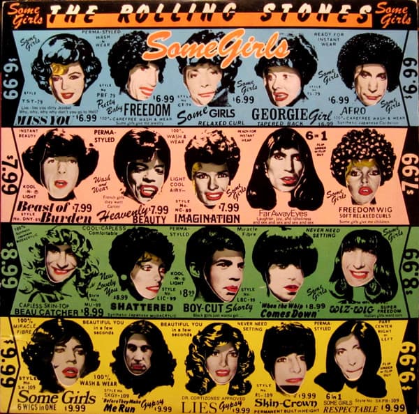 The Rolling Stones – Some Girls vinyl cover art