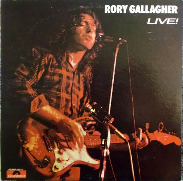 Rory Gallagher – Rory Gallagher Live! vinyl cover art