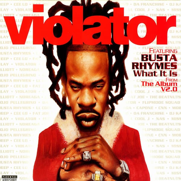 Busta Rhymes Violator (3) – What It Is vinyl cover art