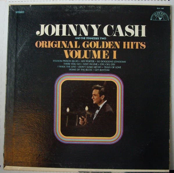 Johnny Cash & The Tennessee Two – Original Golden Hits Volume I vinyl cover art